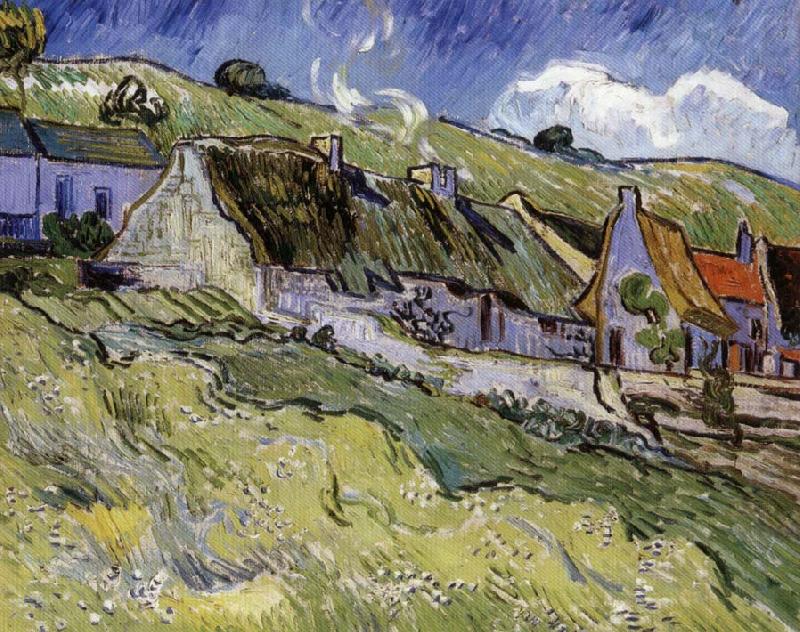Old Farmhouses, Vincent Van Gogh